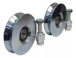 Rueda Italiana para porton 100mm C/perno
